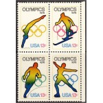 USA - olümpiamängud 1976, puhas nelikplokk