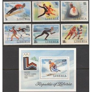 Libeeria - Lake Placid 1980 olümpia, **