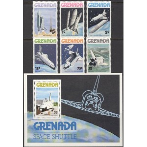 Grenada - Space Shuttle, kosmos 1978, **