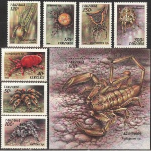 Tansaania - putukad, ämblikud 1994, **