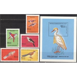 Madagaskar - linnud 1986, **