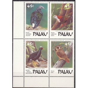 Palau - linnud 1989, **