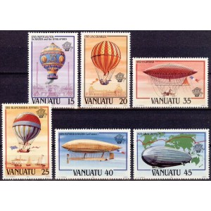 Vanuatu - dirižaablid ja õhupallid 1983, **
