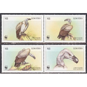 Lesotho - linnud WWF 1998, **