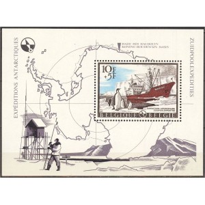 Belgia - Antarktika, bingviinud ja laev 1966, **
