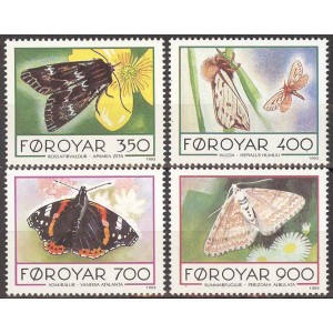 Fääri saared - liblikad 1993, **