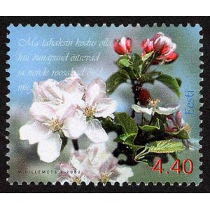 Eesti - 2002 kevademark, lilled, **