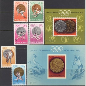 Rumeenia - München 1972 olümpia IV, **