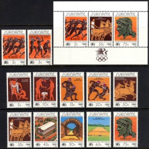 Suriname - Los Angeles 1984 olümpia, **