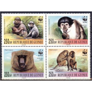 Guinea - loomad WWF, ahvid 2000, **