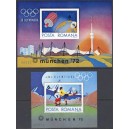 Rumeenia - München 1972 olümpia, plokid **