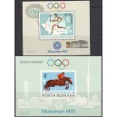 Rumeenia - München 1972 olümpia I, plokid **