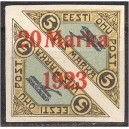 Eesti 1923, Õhupost ületrükk 20m, (telliskivip.) **