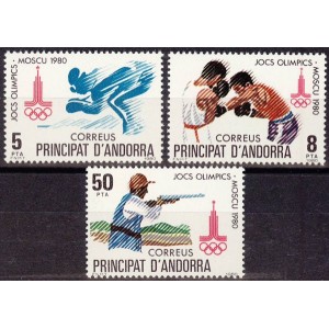 Andorra (Hisp.) - Moskva 1980 olümpia, **