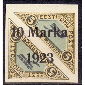 Eesti 1923, Õhupost ületrükk 10m (II), **