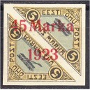Eesti 1923, Õhupost ületr. 45m, (kitsas vahe) **