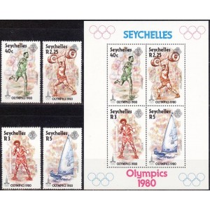 Seychelles - Moskva 1980 olümpia, **